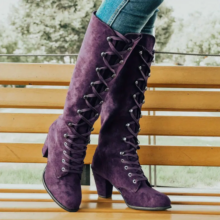 Phoebe Terrace Knee-High Boots by Steppina