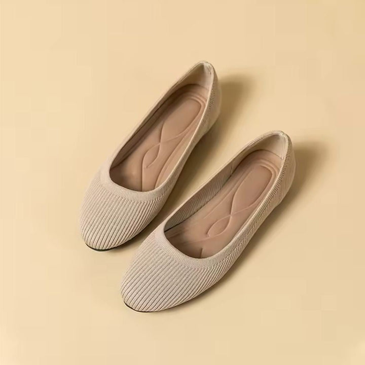 Cassidy Bay Ballet Flats – Khaki