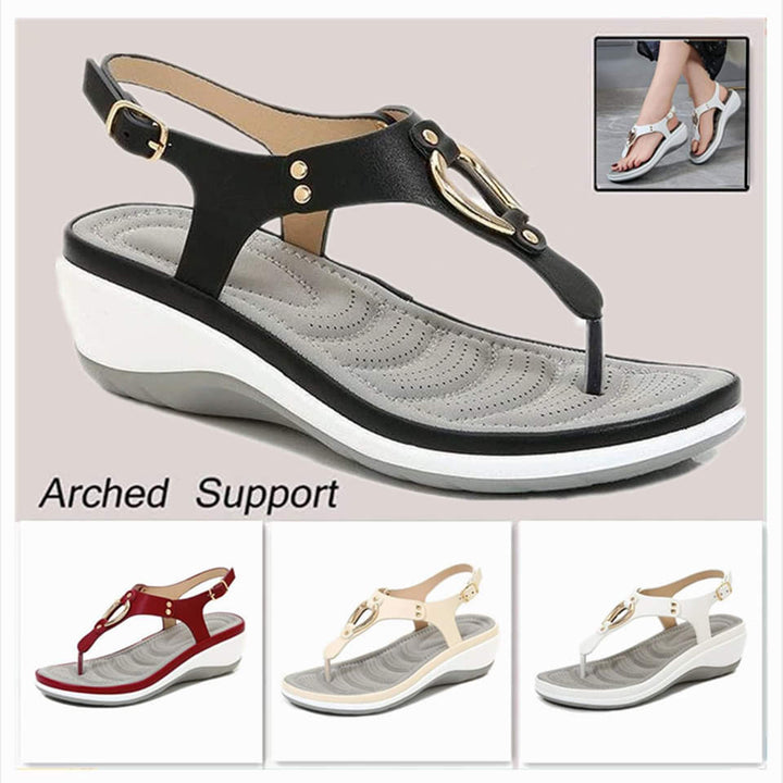 Rosa Terrace Thong Sandals by Steppina